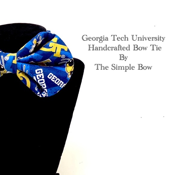 Georgia Tech University Handcrafted Bow Tie - 01 - Picture 3 of 13